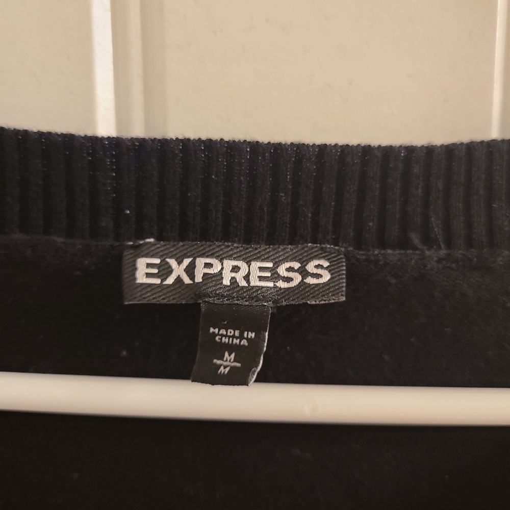 Express Black Sweater in Size M